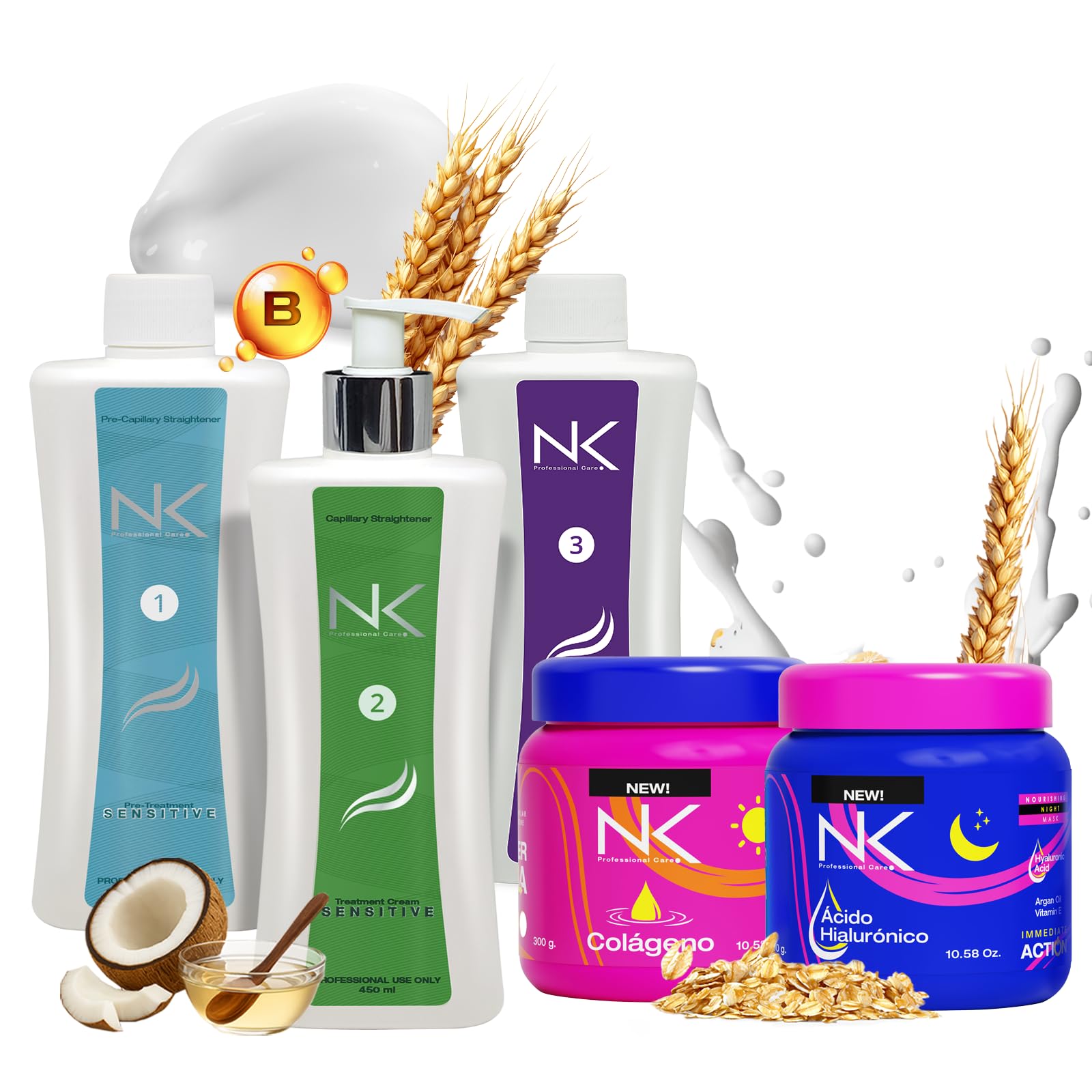 Amazon.com: NK Sensitive Keratin Hair Straightening Treatment